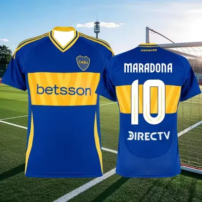 2025 3D Printed Argentine Football Training Uniform Sports Shirt Fan Jersey Boca Juniors Adult and