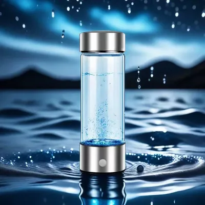 Hydrogen Water Bottle Generator, Portable Hydrogen Water Ionizer Machine Rechargeable,Hydrogen Rich