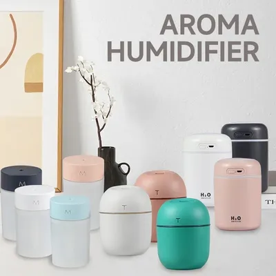 Mini Ultrasonic Air Humidifier Portable USB Diffuser Car Essential Oil Humidifier Scent Diffuser