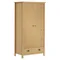 Hill – armoire à 2 portes 89x50x170 cm, meubles de chambre à coucher en bois de pin massif, ameublement de maison, rangement de vêtements