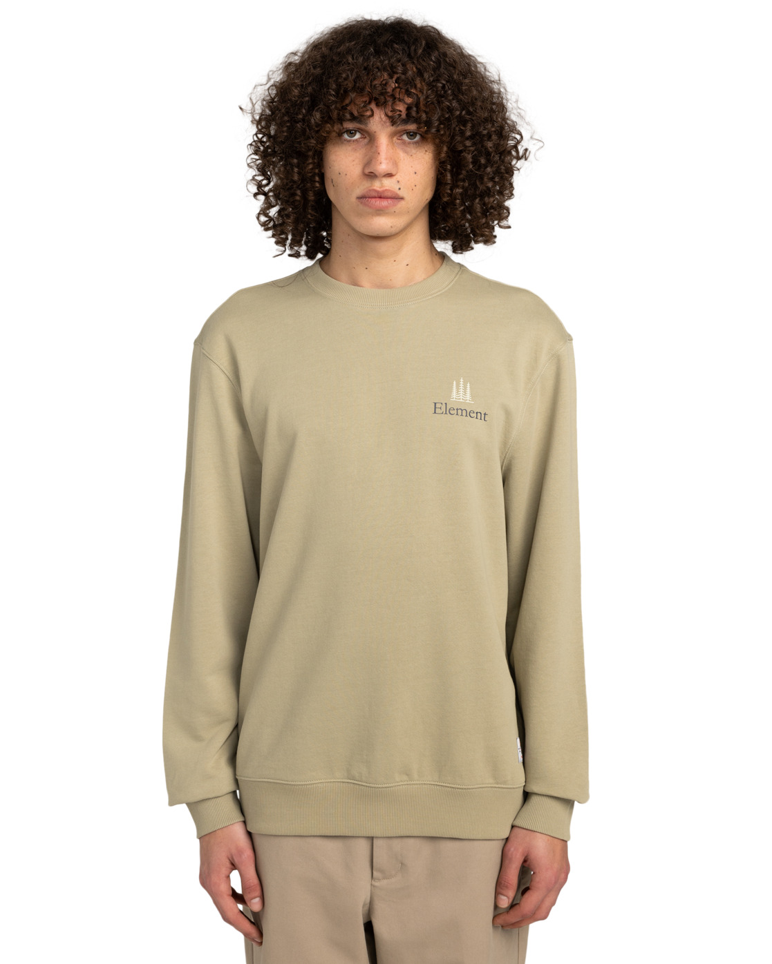 Sweatshirt ELEMENT "SBXE Remember", Herren, Gr. XS, grün (tea), 70% Baumwolle, 30% Baumwolle, Sweatshirts Image