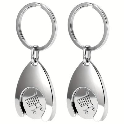 TEMU Keychain For Shopping Cart - 2 Pieces - In Opp Image
