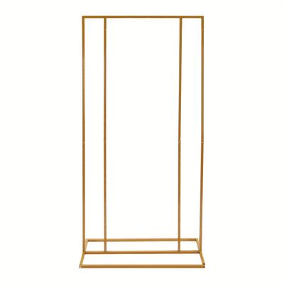 TEMU 1pc Metal Backdrop Stand - Rectangle-shaped, Free Standing For Weddings, Parties, Valentine’s Day, Banquets & , Elegant Decor With Rounded Corners & Wing Nuts, Photo Booths & Celebrations Image