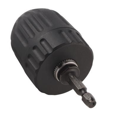 "TEMU Drill Adapter With 1/4" Hex Shank - Fast, Grip For 0.8-10mm Bits, Fits 9.3mm Axis - Ideal For Pistol & Charging Drills, Clip, Accessories, Pneumatic Sleeve/post" Image