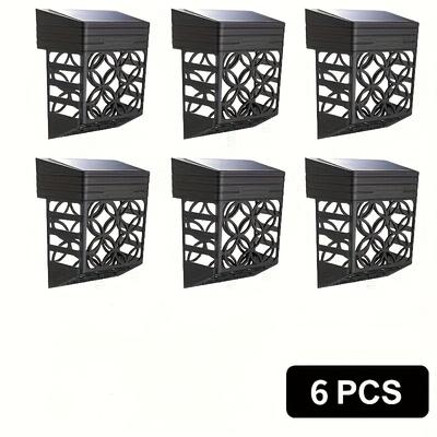 TEMU 2/4/6/8pcs Solar Fence Lights, Outdoor Solar Light Garden Decoration, Landscape Lampcourtyard Lights, For Garden Patio Yard Deck Image