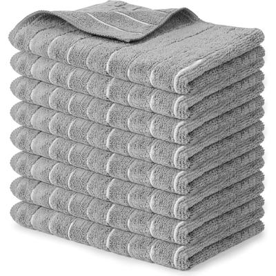 TEMU 8-piece Microfiber Dish Towel Set, 65 X , Super Absorbent And Durable Kitchen Towels, Towels, Dish Drying Cloths Image