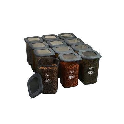 TEMU Viwares Airtight Storage Containers With Lid | 12pcs Storage Container Set 1, 2 Liter Image