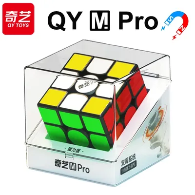 Qiyi speed cube m pro magnetischer magischer würfel 3x3x3 qy 3m geschwindigkeit puzzle 3 × 3 kinder Image