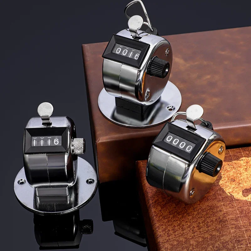 NEUER digitaler Handzählzähler, manuelles Zählen, Golf-Clicker, Trainingszähler, 4-stellige Zahl, tragbarer Tally-Zähler, Mini-Mechani Image