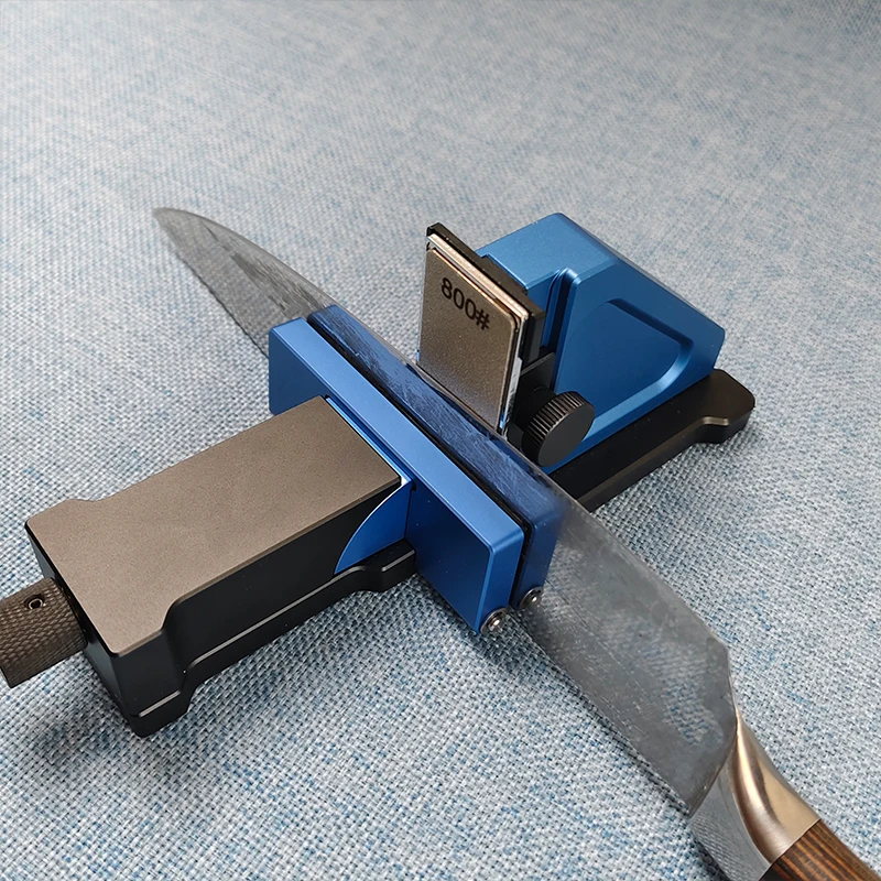 Neues Design, professioneller Apex-Messerschärfer mit festem Winkel, Küchenmesser-Werkzeuge, Messerschärfsystem mit Diamantsteinen-Set Image