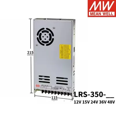 MEAN WELL LRS-350-12 LRS-350 Serie 220V bis 24V5V12V DC S Schaltnetzteil 48V15V36 NES 3.3N2 Image