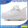 4 Räder Schuhe für Jungen Mädchen Inline Rollschuhe 2025 Outdoor Skating Parkour Skate Schuhe Roller Sneakers Größe 31-37 38 39 42