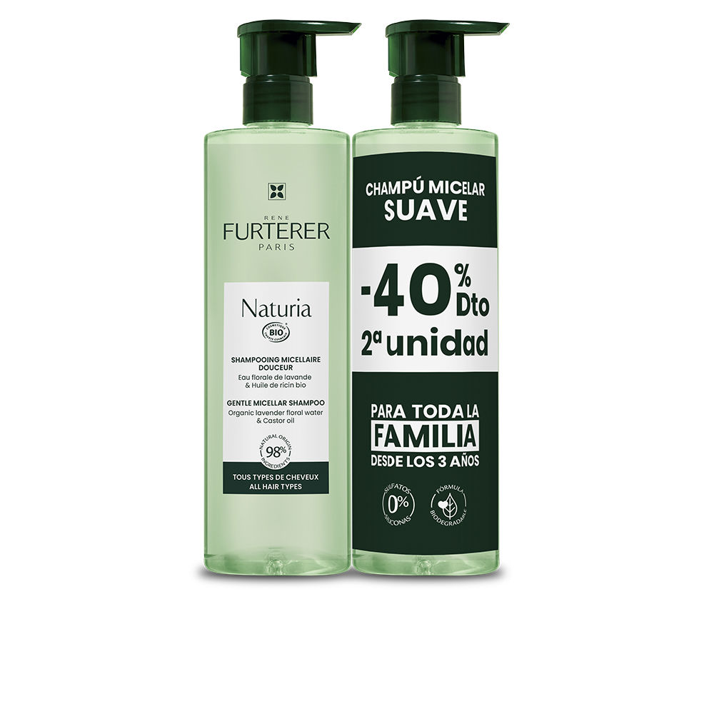 Naturia Ultrasanftes Mizellen-shampoo Ohne Sulfate, Packung 2 X 400 ml Image