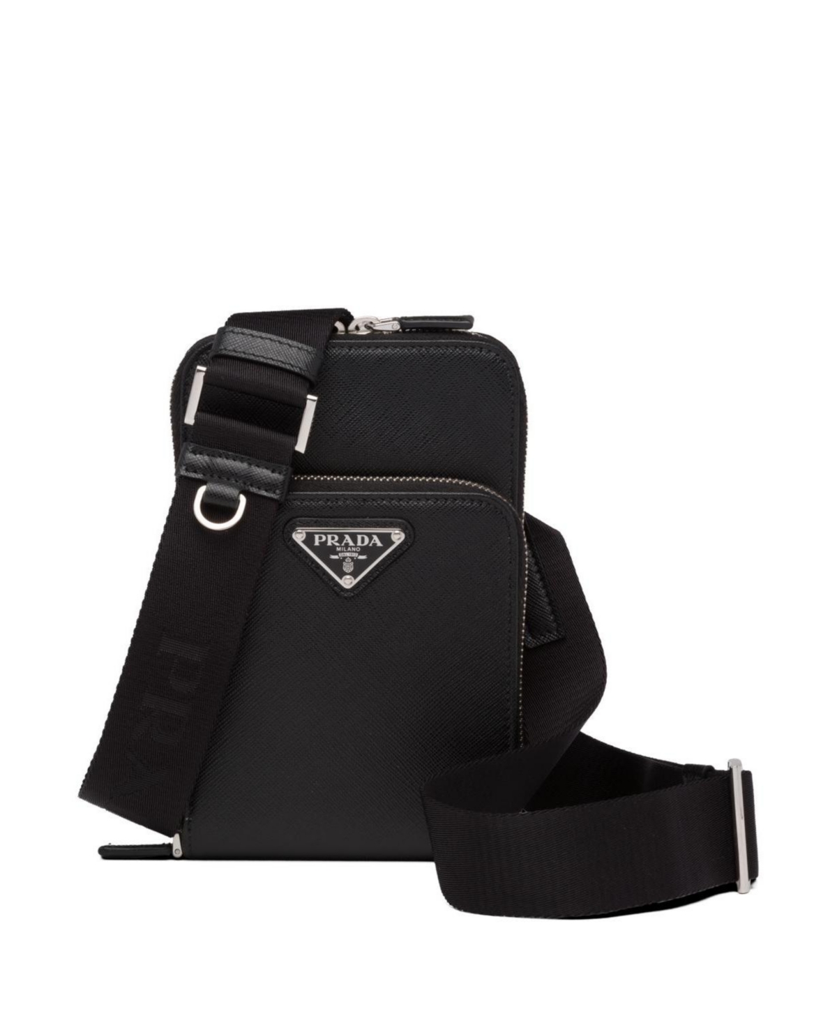 Prada Saffiano Leather Smartphone Case - Black