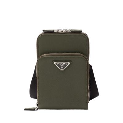 Prada Saffiano Leather Smartphone Case - Green