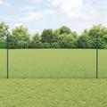 Set di Recinzione Esagonale da Giardino Set di 2 Verde Metallo Vidaxl