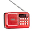Ricevitore radio FM Bluetooth portatile Altoparlante Lettore di schede TF USB Supporto per auricolari da 3,5 mm Batteria ricaricabile 18650