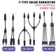 1/5Set Connettore solare fotovoltaico Tipo Y da 1 a 2/3/4 Adattatore Maschio Femmina 3 vie 4 vie Spina a 5 vie PV 1000V 30A