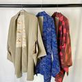 Haori vintage giapponese, set di tre, sfuso, giacca da donna, cardigan, strato casual, top versatile, abbigliamento per la casa, elegante, kimono-L