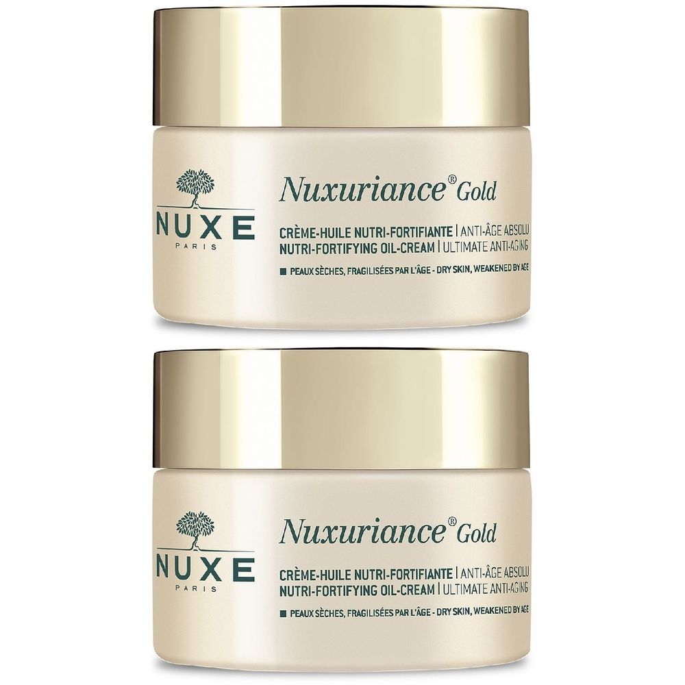 Nuxe Nuxuriance® Gold Crema Olio Nutriente Fortificante 2x50 ml