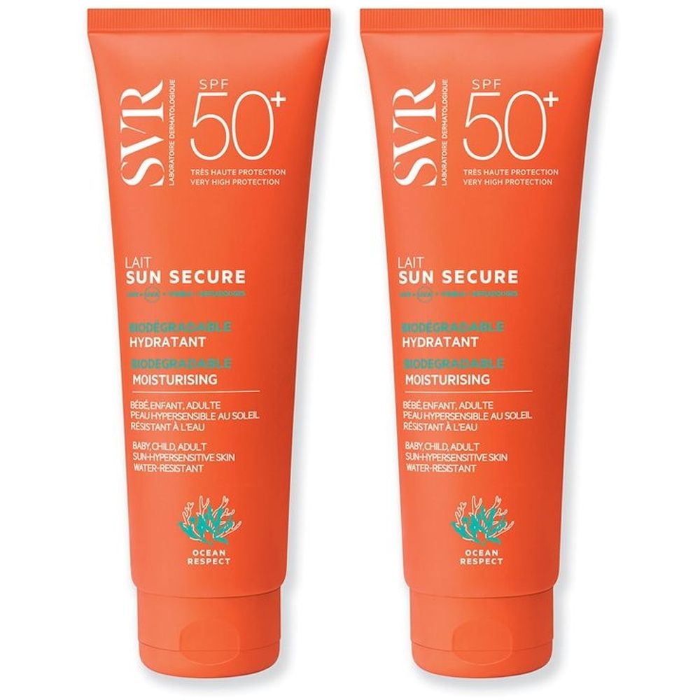 SVR SUN SECURE LAIT SPF50+ 2x250 ml Crema