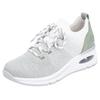 Slip-On Sneaker REMONTE, Damen, Gr. 43, grün (mint, weiß), Textil, Lederimitat, sportlich, Schuhe, Freizeitschuh, Halbschuh, Slipper mit modischem Keilabsatz