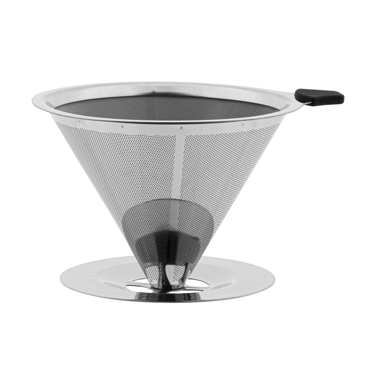 Haushalt International Edelstahl Kaffeefilter Dauerfilter mit Bürste 13058 Image