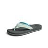 Zehentrenner REEF "REEF CUSHION BREEZE", Gr. 38,5, grau, mint, Synthetik, sportlich, Schuhe