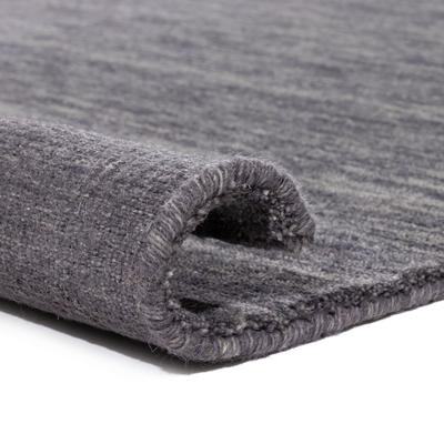 Wollteppich MORGENLAND "Uni - Gabbeh Teppich - Softy", grau, B:200cm H:1,6mm L:250cm, Schurwolle, Teppiche, Gabbeh Optik, Uni Farben, reine Wolle, sehr weicher Flor, Wohnzimmer Image