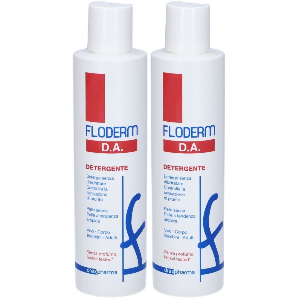 Floderm Da Detergente 200Ml Set da 2 2x200 ml Sapone liquido