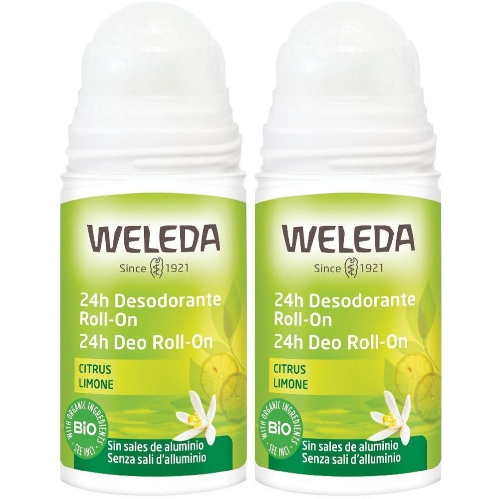 WELEDA 24h Deo Roll-On Limone 2x50 ml