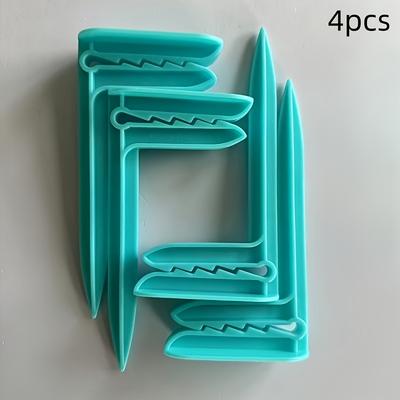 TEMU 4pcs Outdoor Beach Towel Clips - Hold Towels And Sheets For Camping And Beach Trips Image