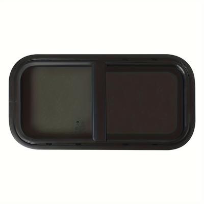 TEMU Aluminum Rv Sliding Window, 27.56x15.7in, Black - -on Installation, Insect & Privacy Protection, For Motorhomes, Trailers & Pickups Image