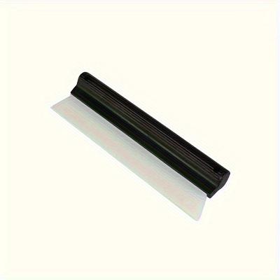 TEMU High-quality Silicone Car Wipers - Paint, Glass And Windows, Black With White Edges, Durable And Scratch-free Cleaning, A Scraper For Vehicles That Won't Damage The Paint. Image