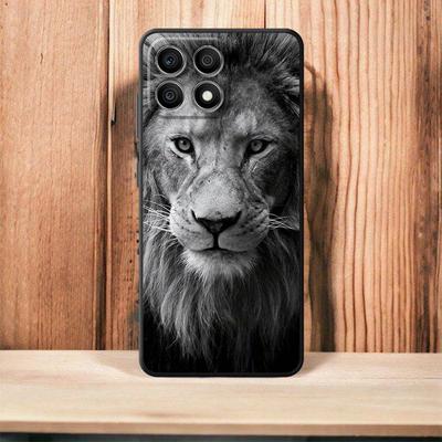 TEMU Stylish Lion-themed Phone Cover Compatible With X9a, 8x, X8, X8a, X8b, X9b, Lite, Pro 5g, X6a, X7, X7b, 70, 90 Pro 4g, Featuring A Design. Image