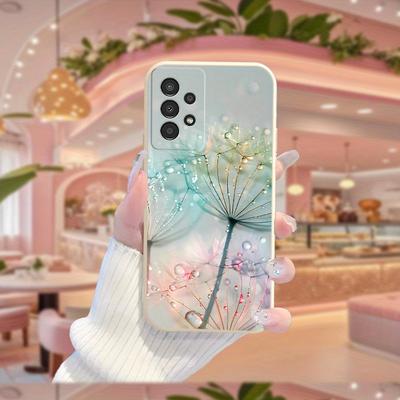 TEMU Soft Phone Case A56/a55/a54/a53/a52/a35/a34/a33/a32/a25/a24/a23/a22/a16/a15/a14/a13/a06/a05/a04 For S24/s23/s22/s21 Fe Cute Printed Couples-ha0727 Image