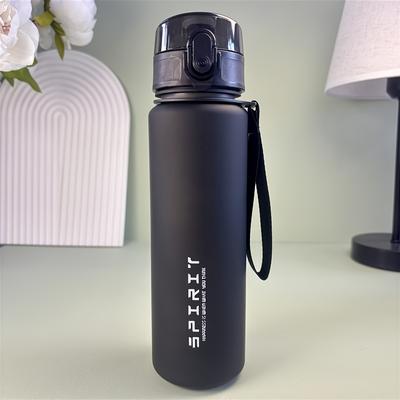 TEMU Outdoor Frosted Water Cup, Casual Drinking Matte Cup With , Large Capacity Portable Sports Fitness Water Bottle Image