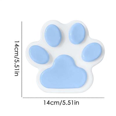 TEMU Thermoplastic Rubber Filled Toy, Cartoon Cat Paw Design, Slow Rise, Suitable For Medium Breeds, Interactive Play, Kitten Entertainment Image