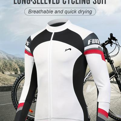 TEMU The Guiren Bird Men's Summer Outdoor Cycling Jacket Is Breathable, Sun-protective, And Comfortable, Featuring A Stylish Color- Suitable For Training And Running. Image