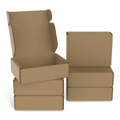 TEMU 20 Pieces Folding Boxes Shipping Box Flat Cardboard Box, Packaging Boxes Ideal For Shipping Small Goods Image