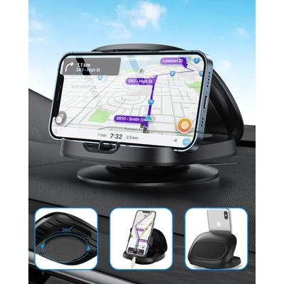 Handyhalterung Auto, 360° Drehbar Handy Halterung Auto, Armaturenbrett Auto Handyhalterung Mit Image