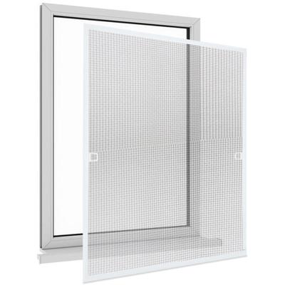 Jopassy - Fliegengitter Insektenschutz Fenster 100 x 120 cm Mückenschutz mit Alu-Rahmen Bausatz Image