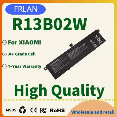 Fabrik Direkt 7,6 V 5230 mAh Neue R13B01W R13B02W Laptop Batterie Für Xiaomi Mi Air 13,3 "Serie Image