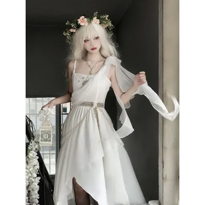 Lolita-Kleid, antike griechische, edle Göttin, Götter, Dämmerung, nordisch, exotisch, elegant, Image
