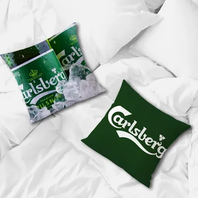 C-Carlsberg Grouppp Kissenbezug für Schlafzimmer, Auto, Café, Zimmer und Wohnzimmer, Sofa, Image