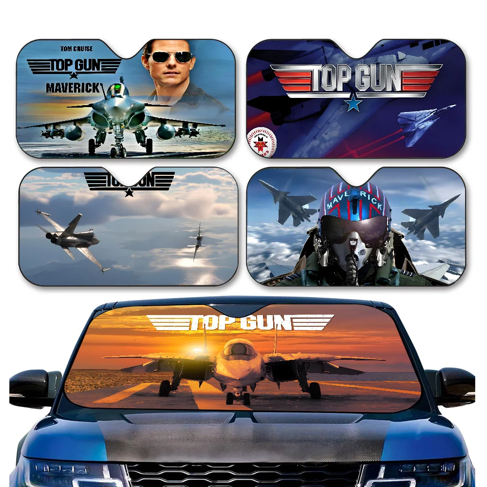 Top Gun Maverick Neue personalisierte Windschutzscheibe Sonnenschutz Autofenster Windschutzscheibenabdeckung Auto Sonnenschutz Autoabdeckung Auto Sunsha Image