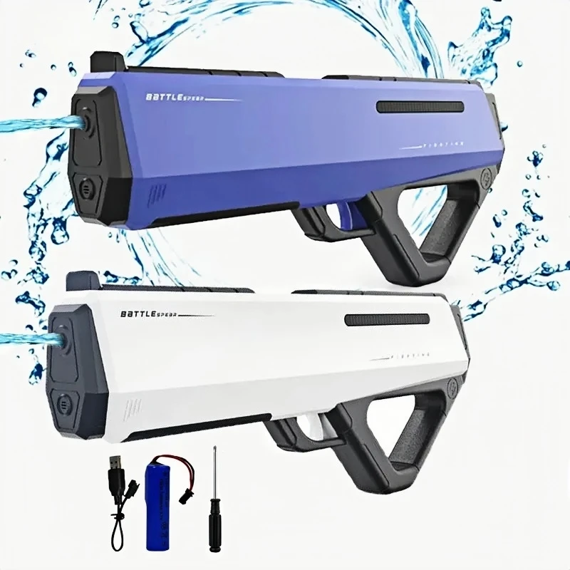 Kinder Elektrische Wasser Pistole Spielzeug Sommer Outdoor Strand Pool Spiele Spielzeug Erwachsene Kinder Hochdruck Automatische Absorbieren Wasser Spritzen Pistole