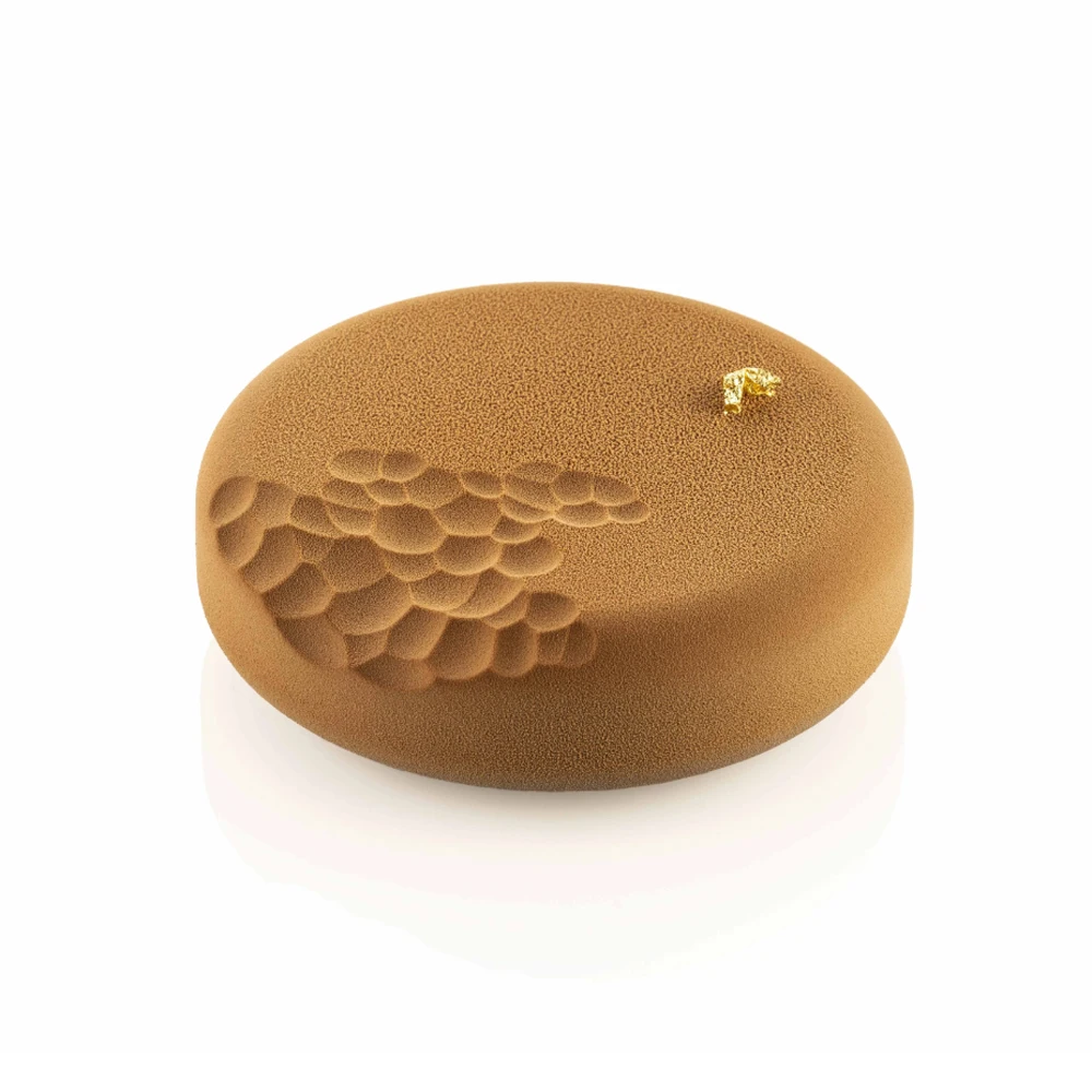 Einzelne Hohlraum 6-Zoll kreisförmige Sand Dune Design Französisch Mousse Kuchenform Silikon Kuchenform Küche Backformen Dessert Werkzeuge Image