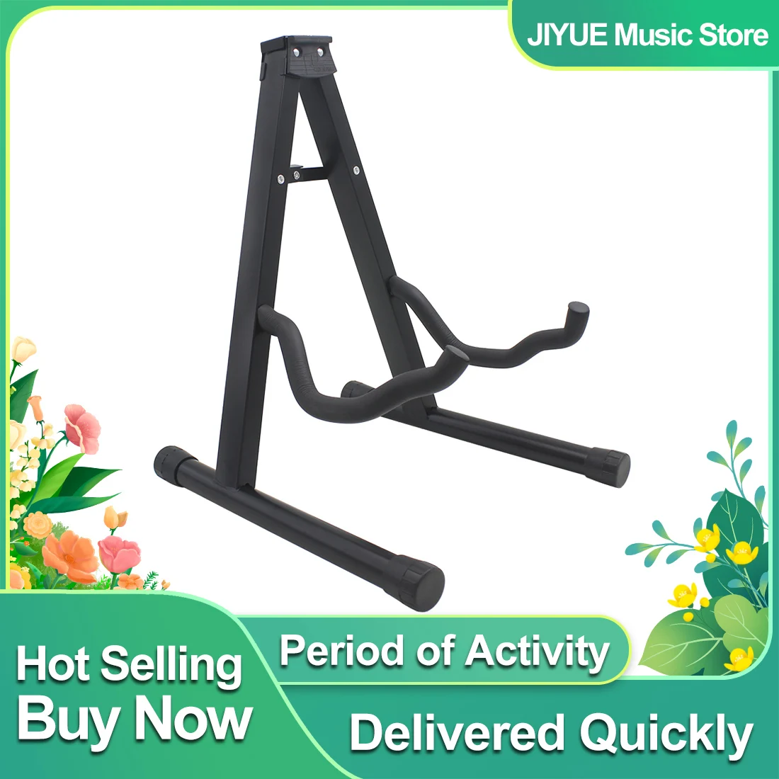 Gitarre Ständer Tragbare Musical Halterung Faltbare Halter Stativ Robuste Gitarre Bass Teile Saiten Musical Instrument Zubehör Image