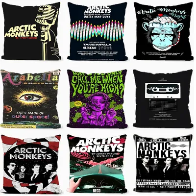 Arctic Monkeys Rock Band Kissenbezug Toon Geschenk Kissenbezug Schlafzimmer Home Sofa Stuhl Sitz Image